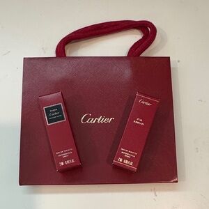 Cartier samples with small bag